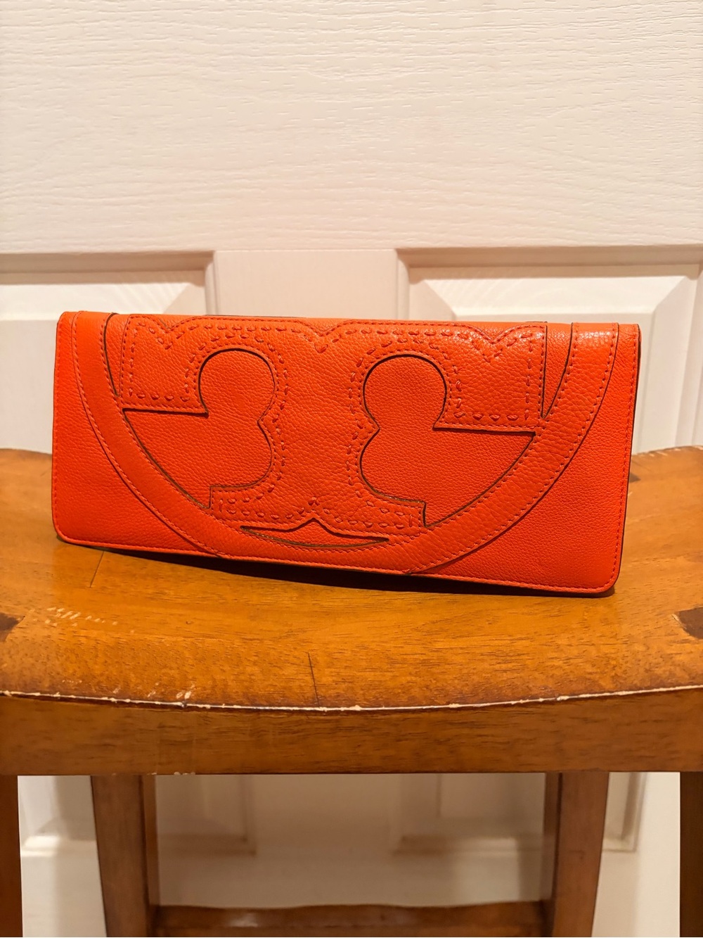 Tory Burch Amalie Leather Wallet Clutch